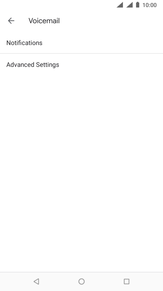 Press Advanced Settings.