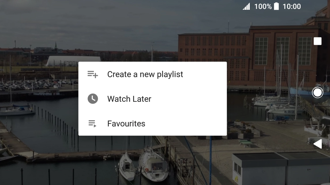 Press the required playlist.