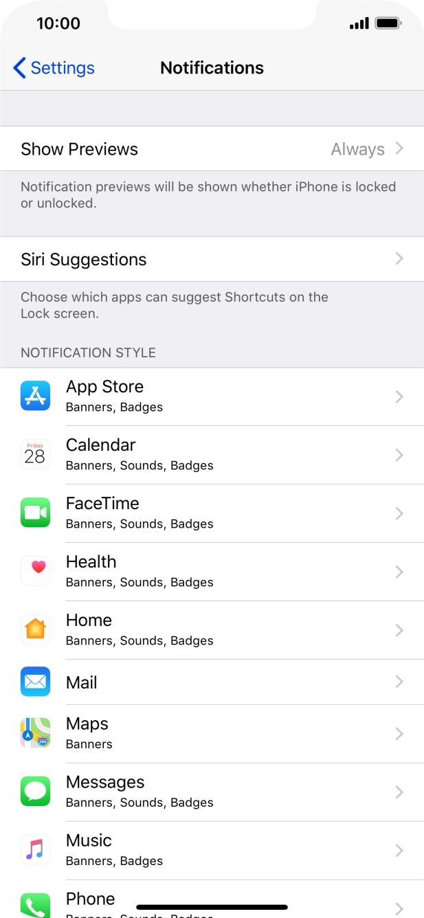 Press Show Previews.
