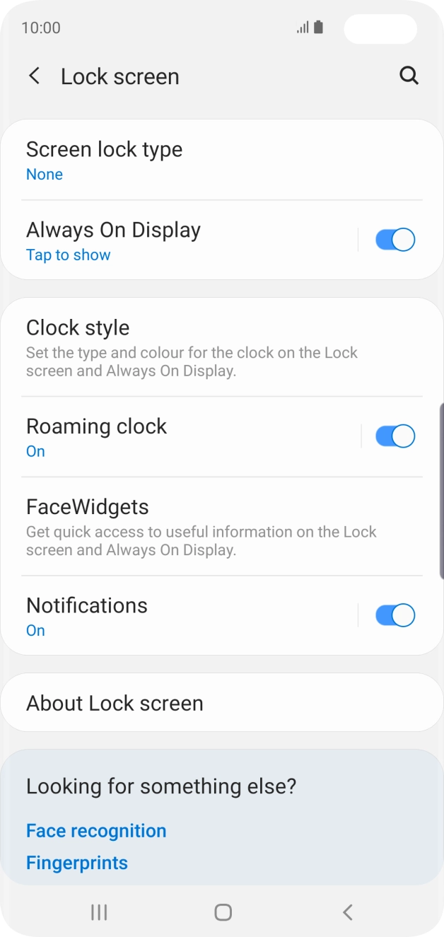 Press the Home key to return to the home screen.
