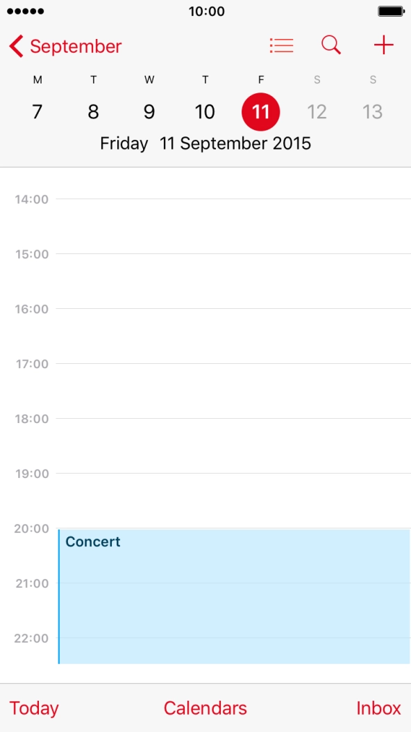 Press the Home key to return to the home screen.