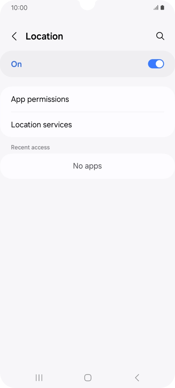 Press App permissions. Press App permissions.