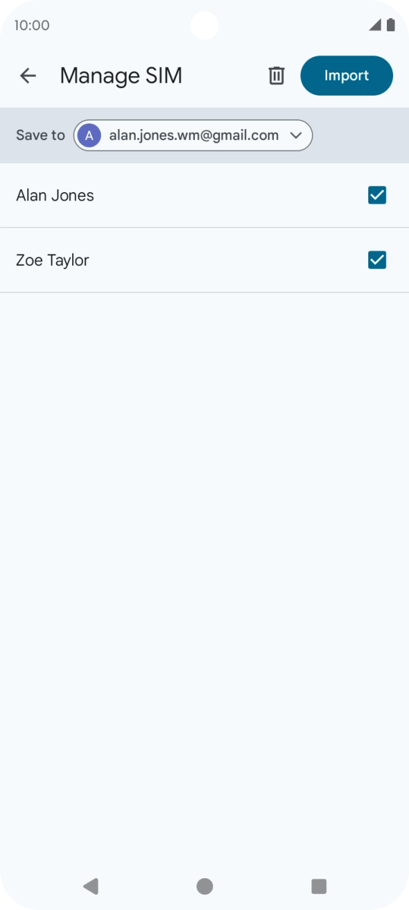 Press the drop down list next to 