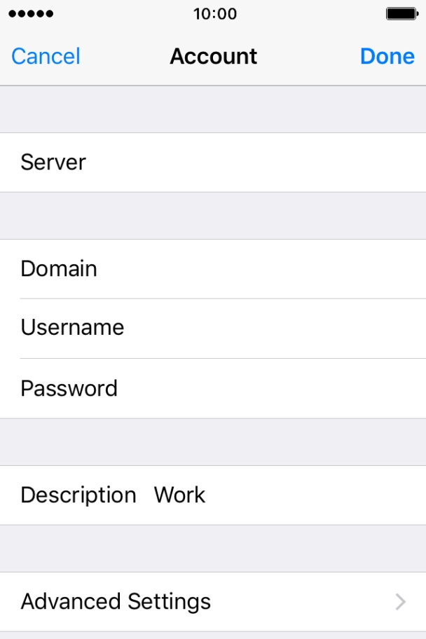 Press Advanced Settings. Press Advanced Settings.