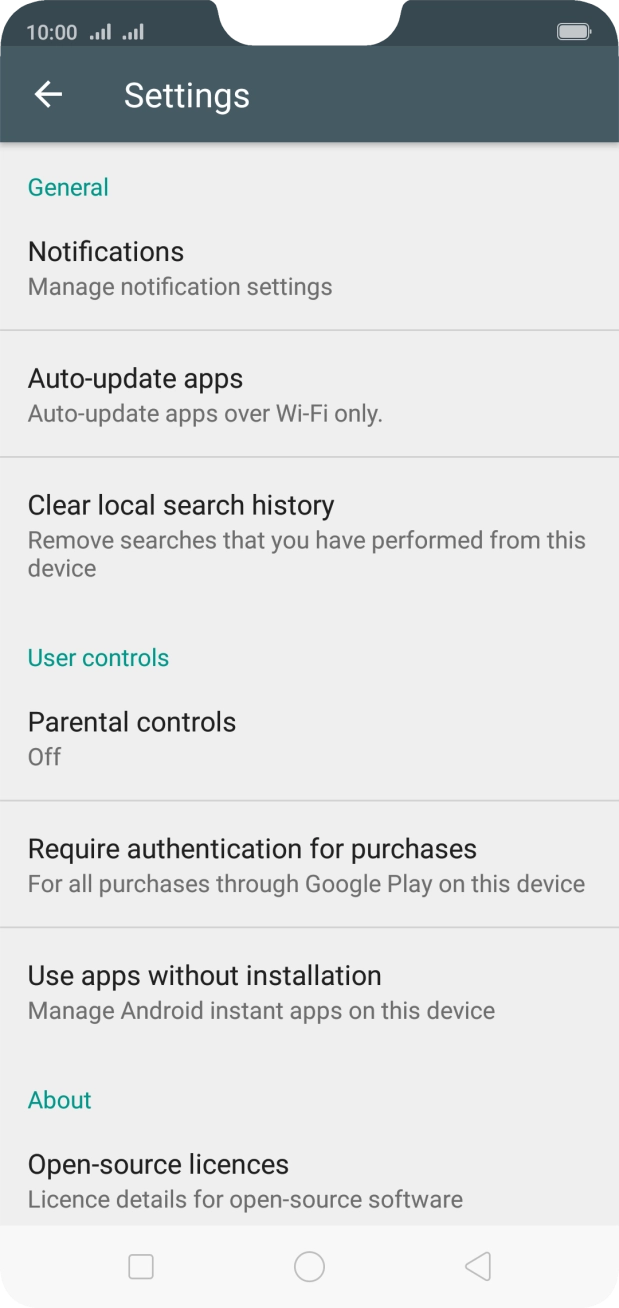 Press Auto-update apps.