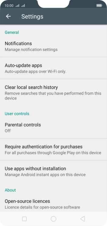 Press Auto-update apps. Press Auto-update apps.