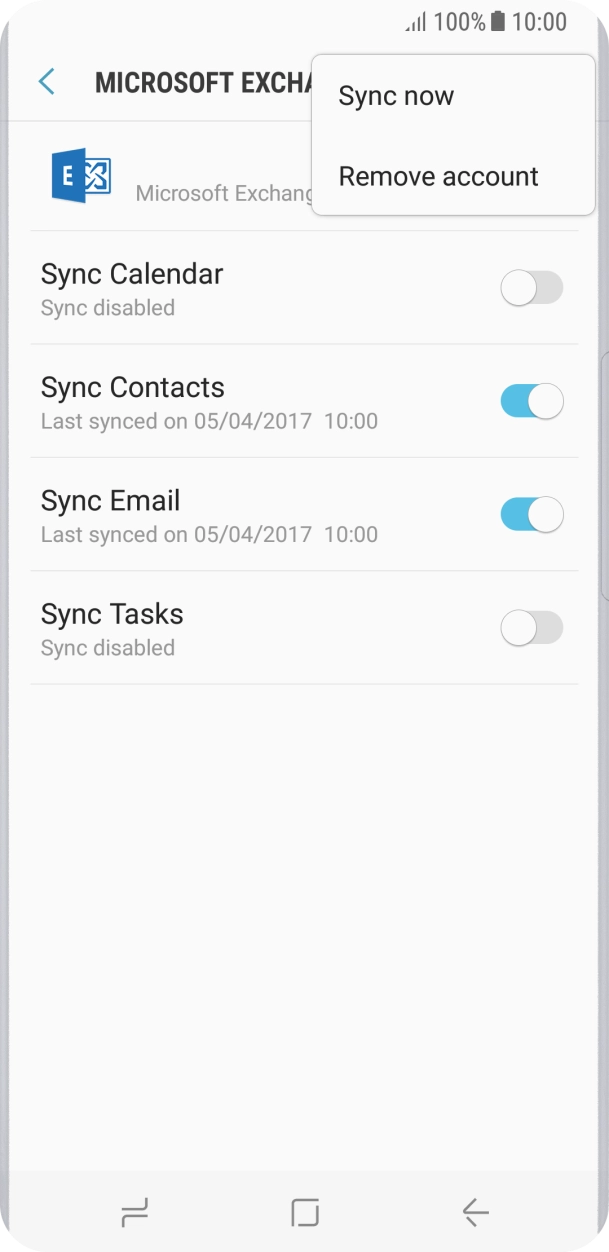 Press Remove account.