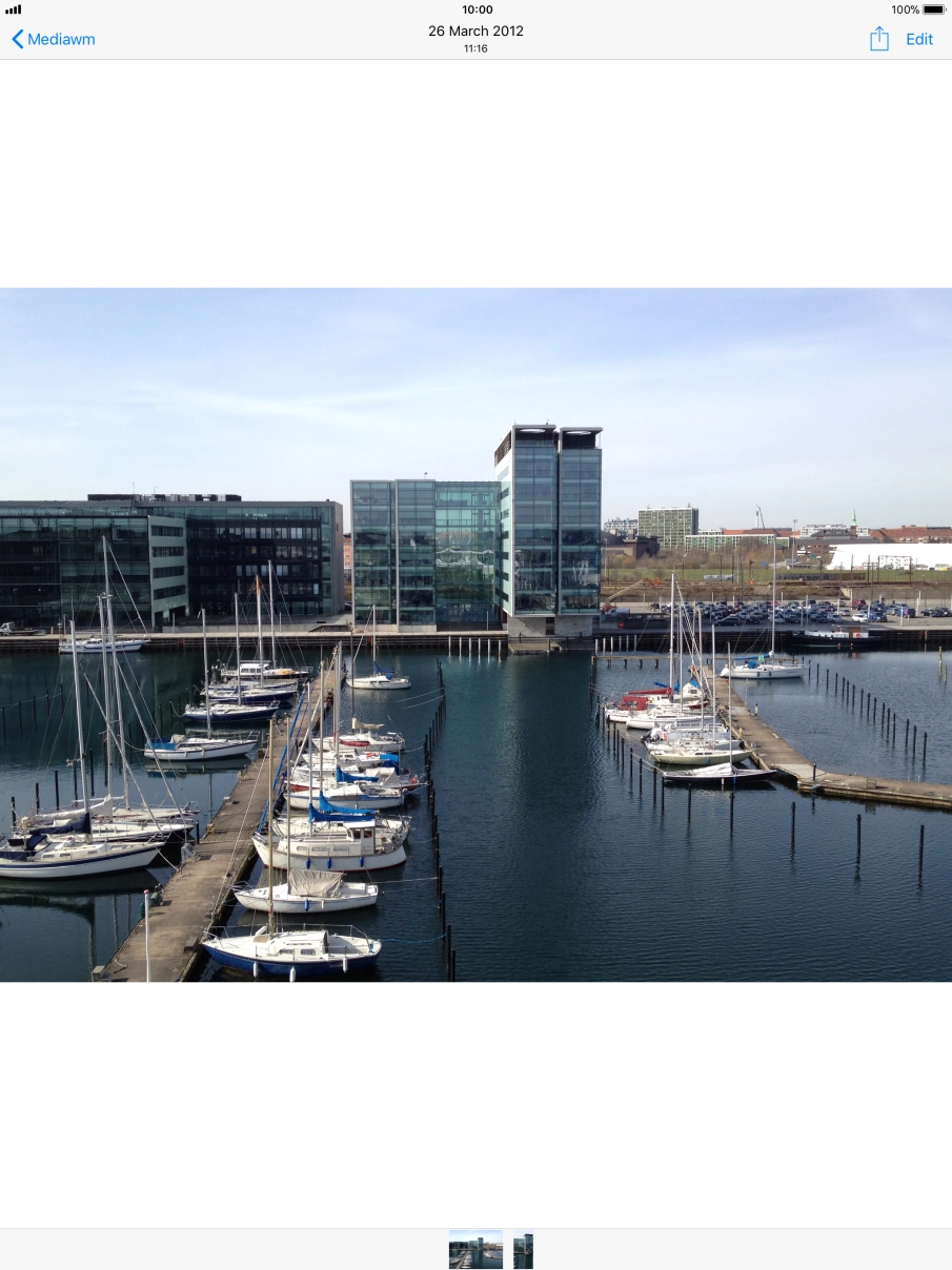 Press the share icon.