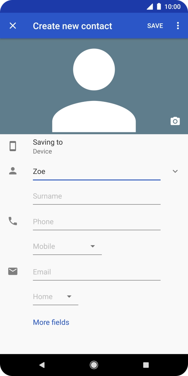 Press Surname and key in the required last name.