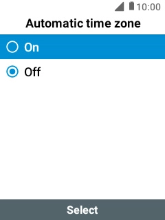 Select On to turn on the function.