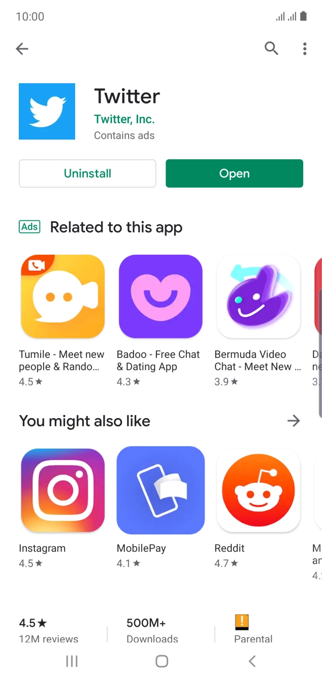 Press the Home key to return to the home screen.