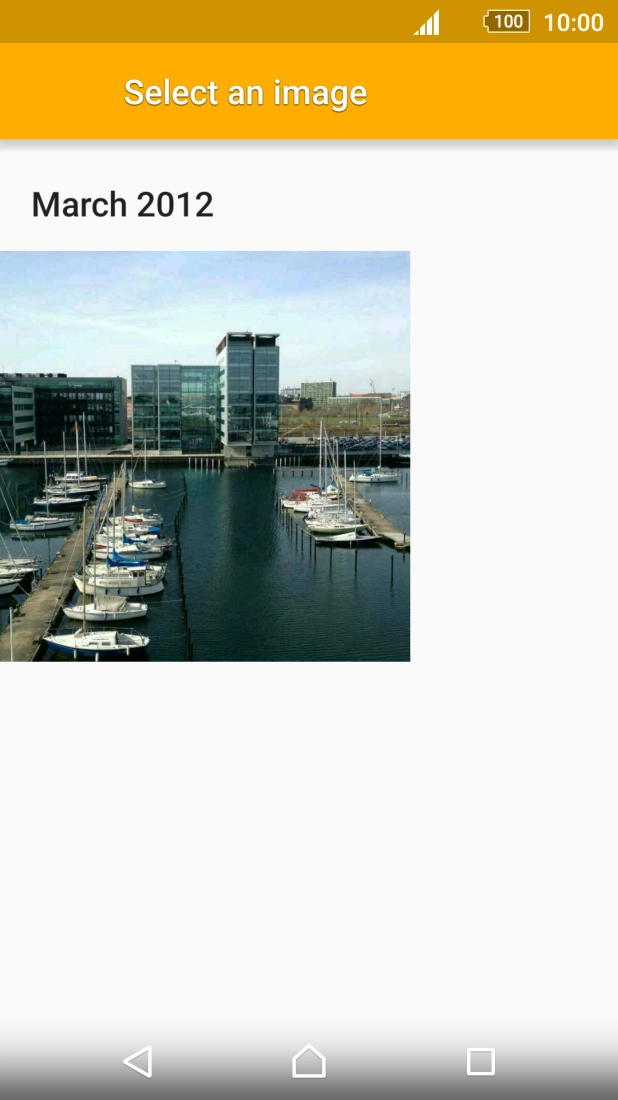 Press the required picture.