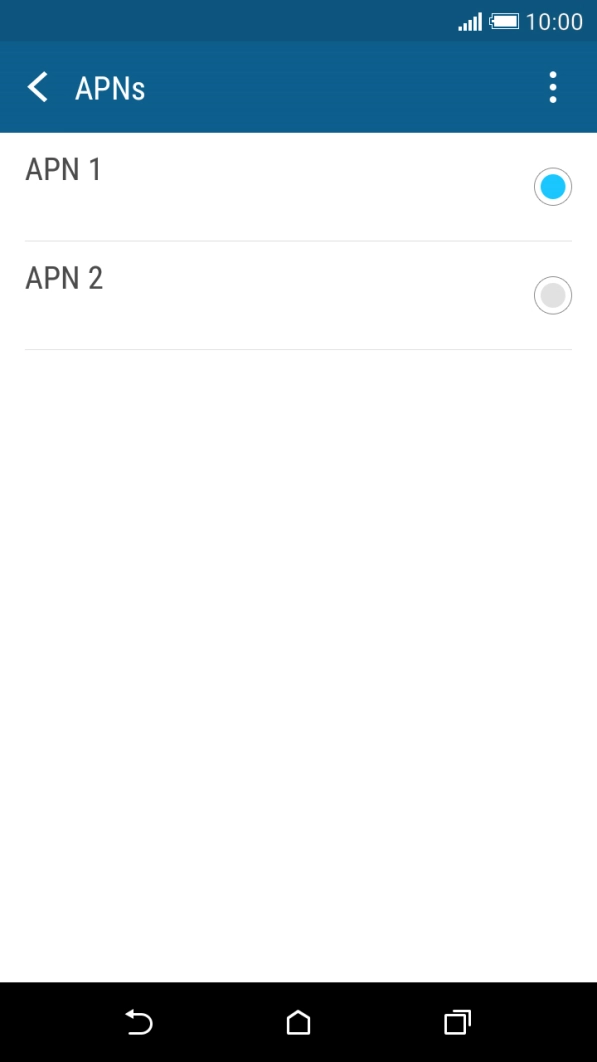 Press the Home key to return to the home screen.