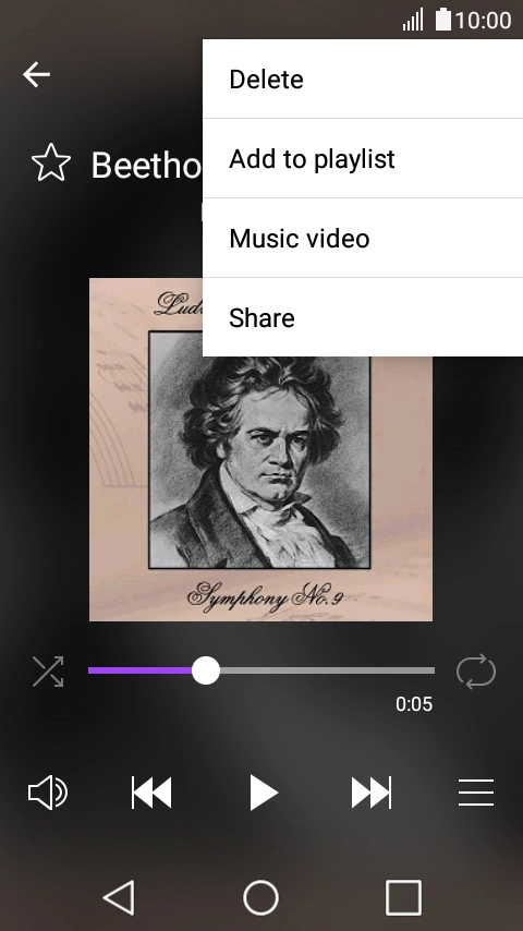 Press Add to playlist.