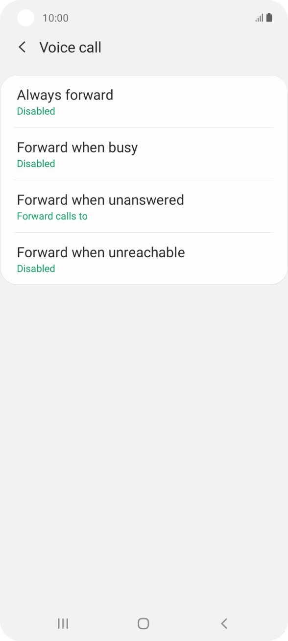 Press the Home key to return to the home screen.