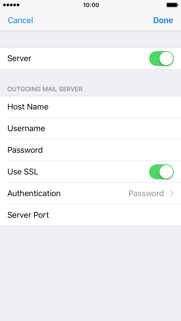 Press Authentication.