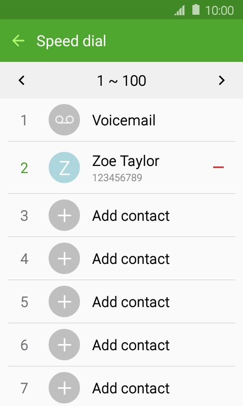 Press the Home key to return to the home screen.