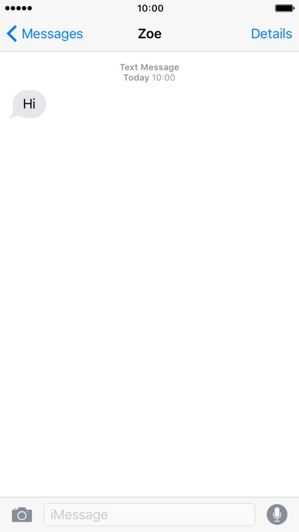 Press the Home key to return to the home screen.