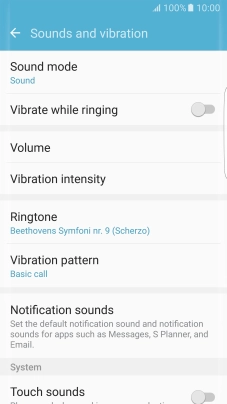 Press the Home key to return to the home screen.