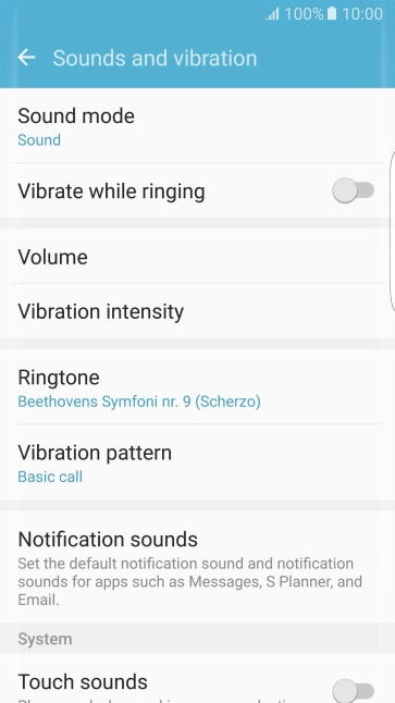 Press the Home key to return to the home screen.
