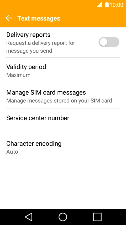 Press the Home key to return to the home screen.