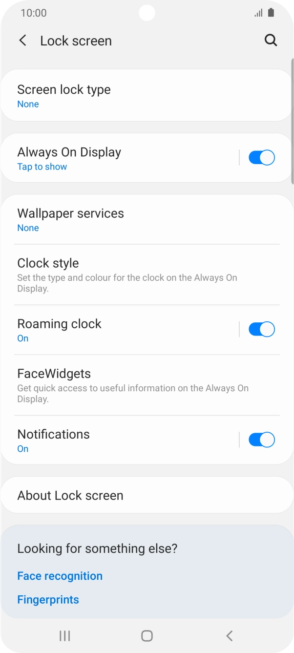 Press the Home key to return to the home screen.
