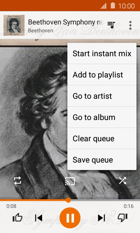 Press Add to playlist.