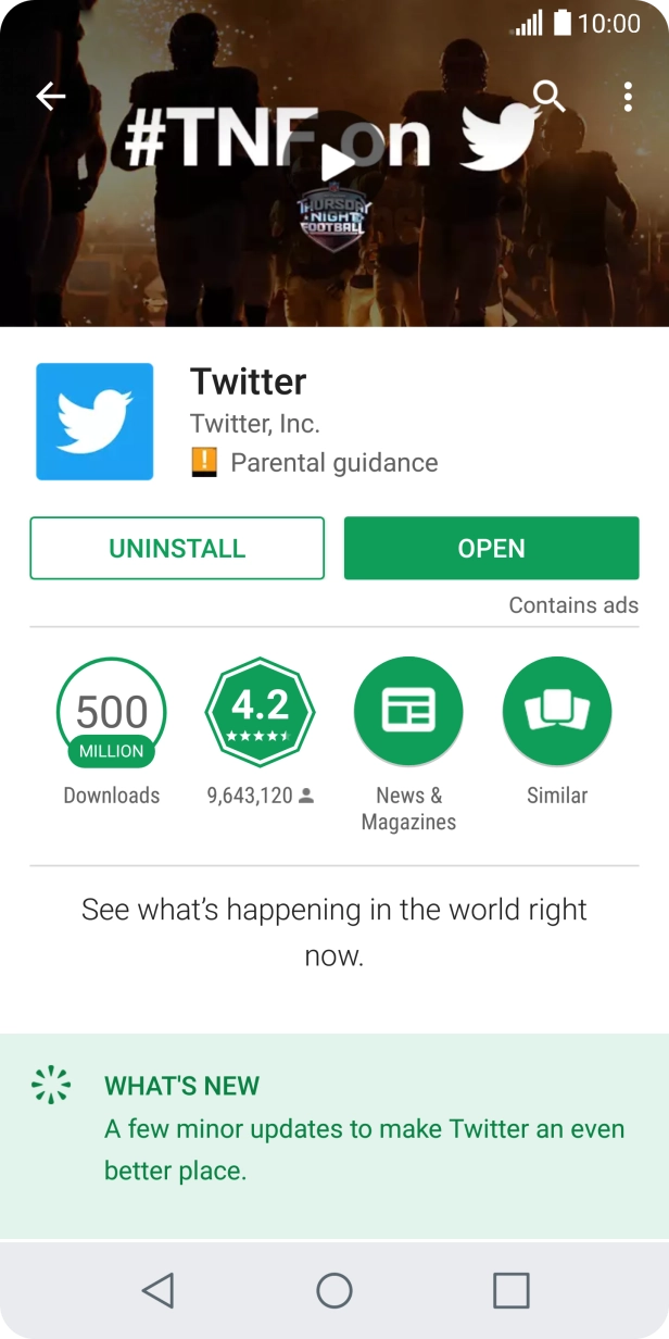 Press the Home key to return to the home screen.