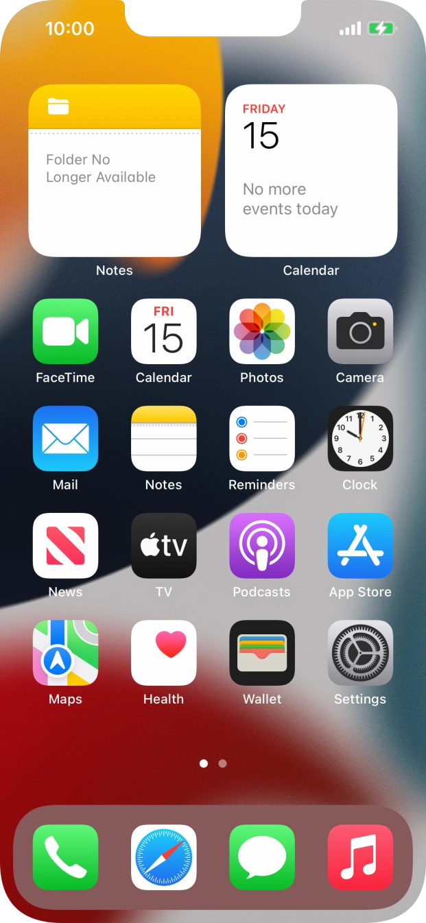 When the battery charging icon is displayed, the battery is charging.