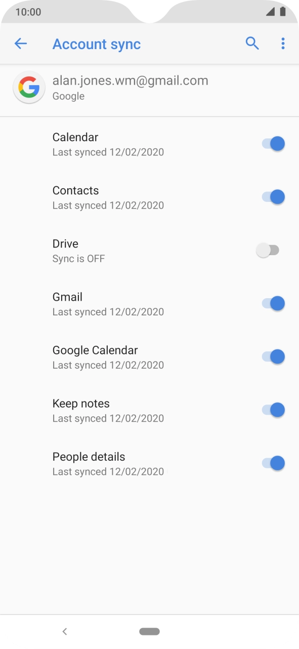 Press the Home key to return to the home screen.