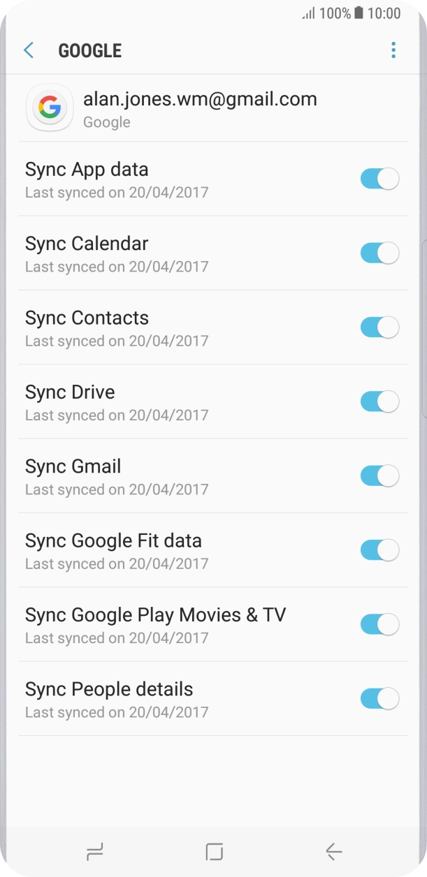 Press the Home key to return to the home screen.