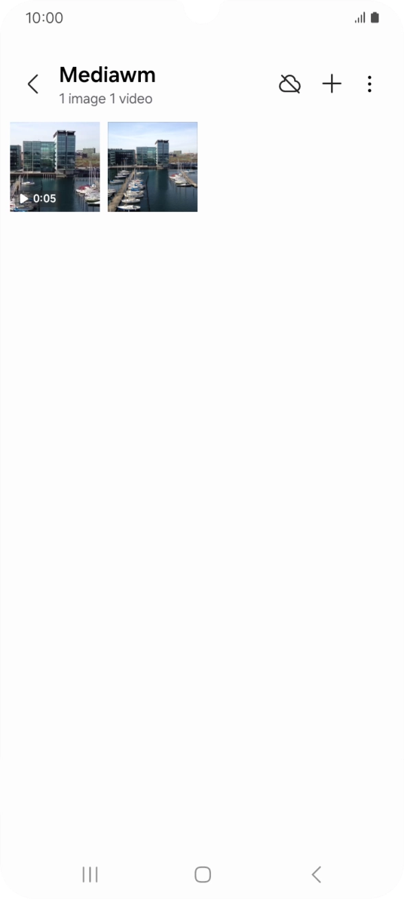 Press and hold any picture or video.