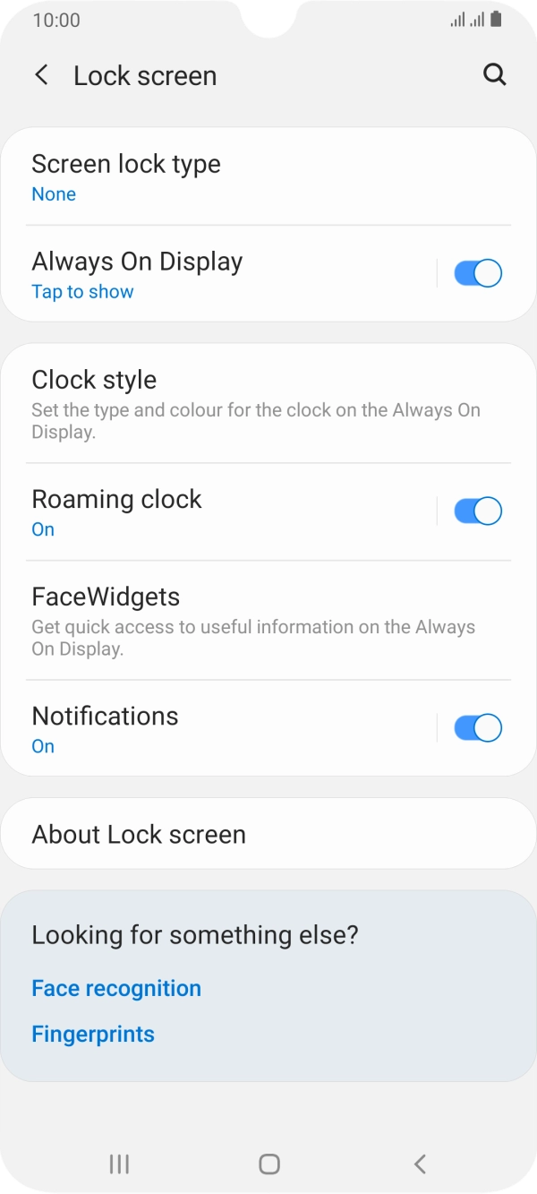 Press the Home key to return to the home screen.