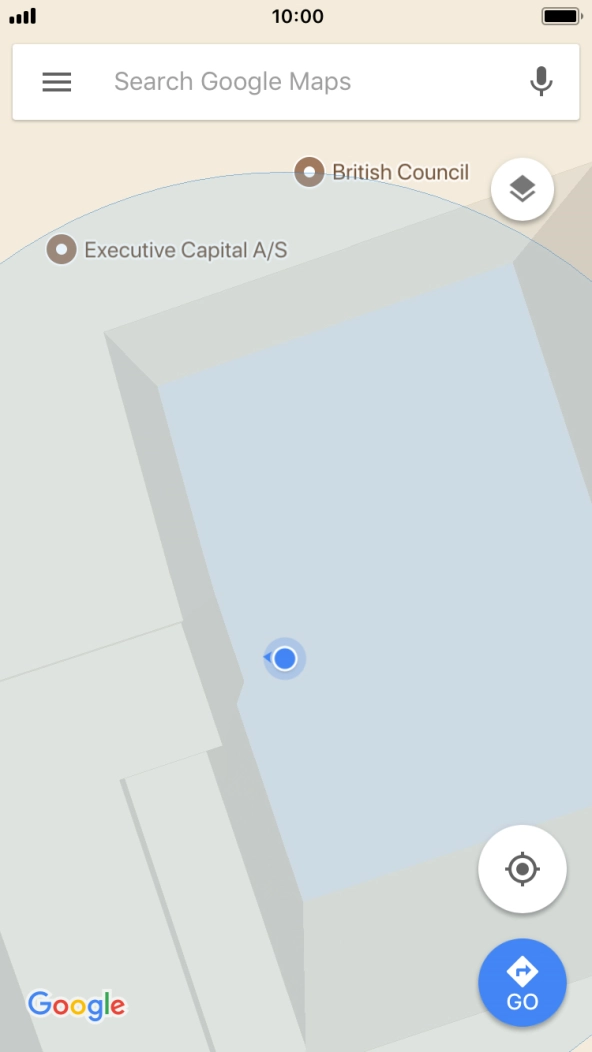 Press the search field and key in the required search word.