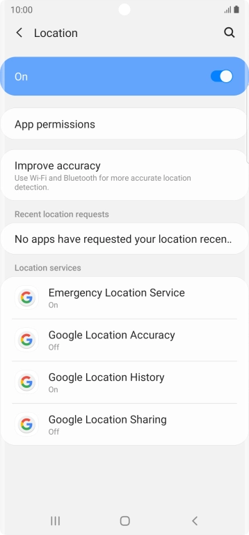 Press App permissions. Press App permissions.
