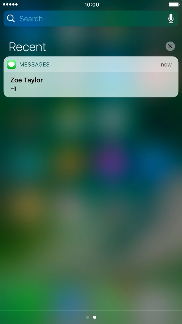 Press the required push notification and follow the instructions on the screen to use the selected function.