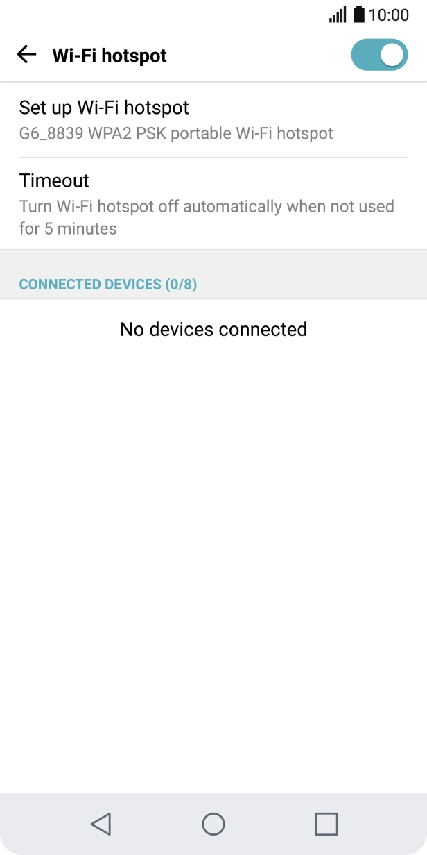 Press the Home key to return to the home screen.