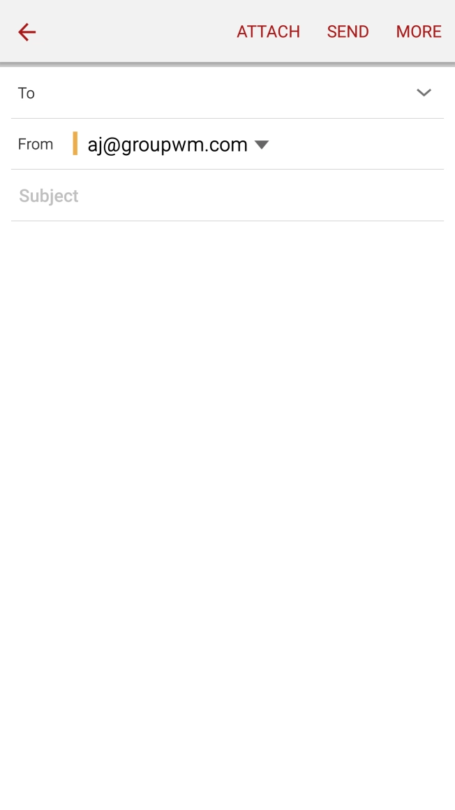 Press To and key in the first letters of the recipient's name.