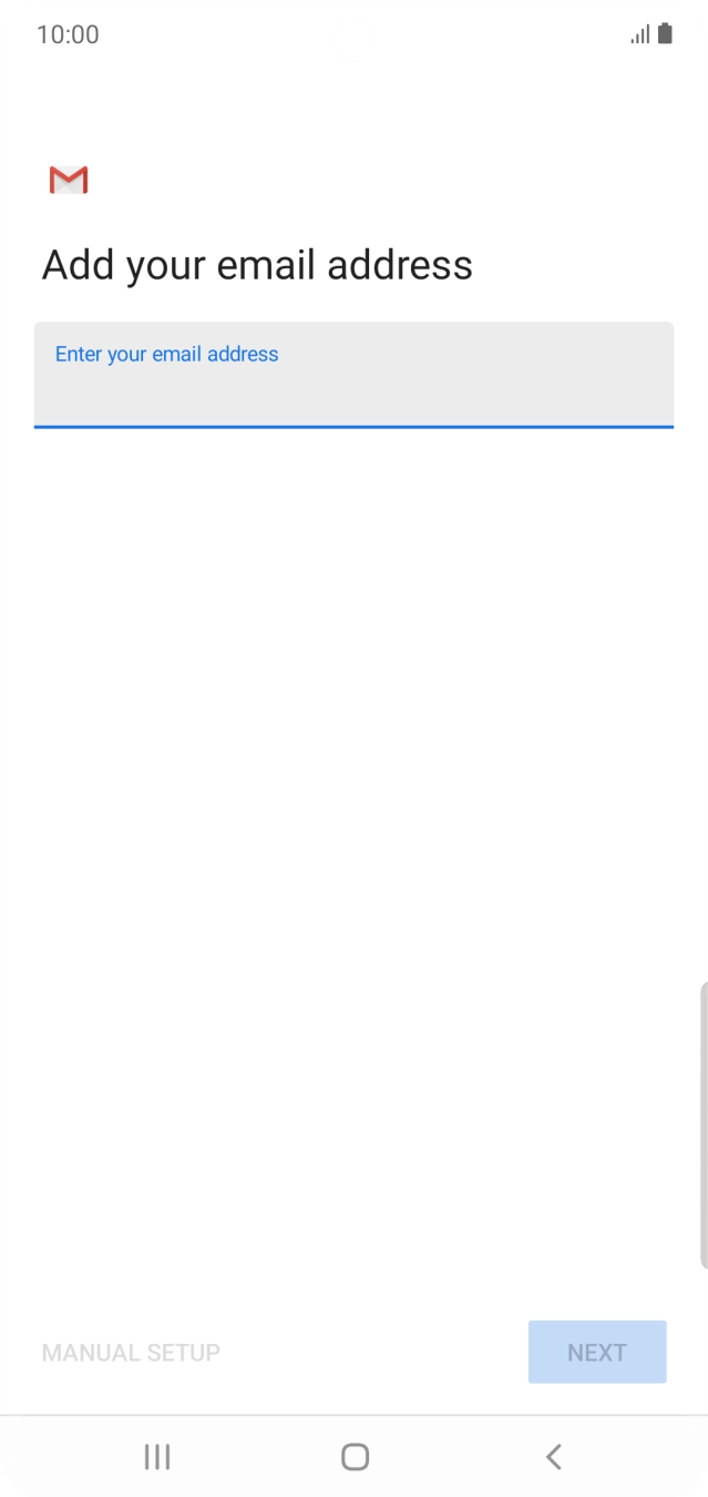 Press the field below 