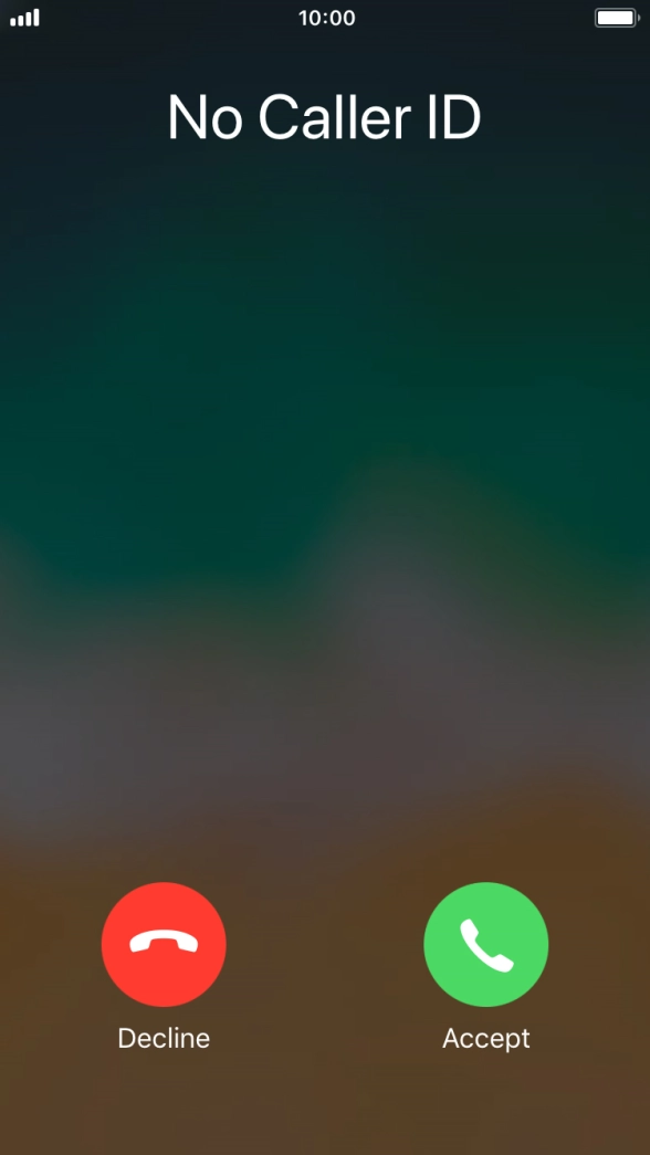 If the screen lock is turned off, press Accept.