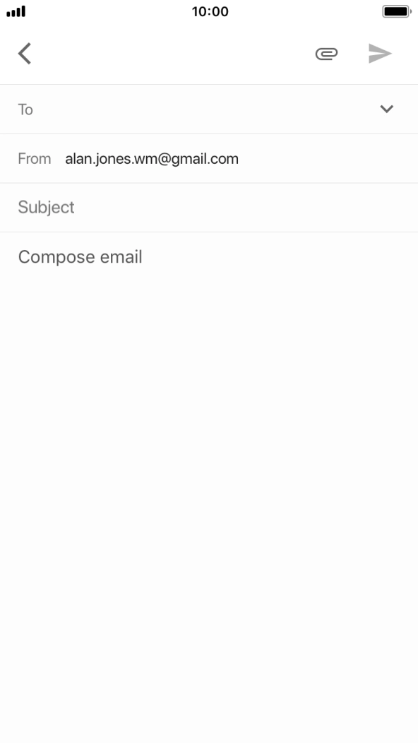 Press To and key in the first letters of the recipient's name. Press To and key in the first letters of the recipient's name.
