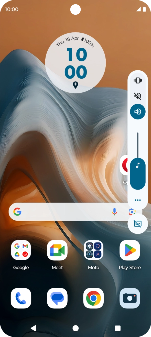 Press the Home key to return to the home screen.