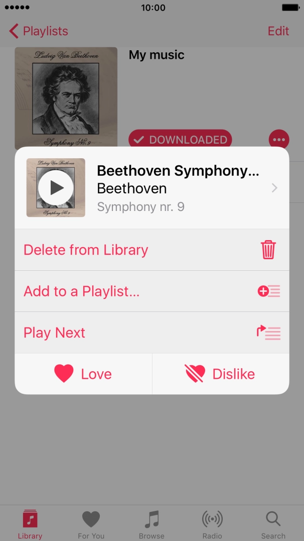 Press the required function and follow the instructions on the screen to use the selected function.