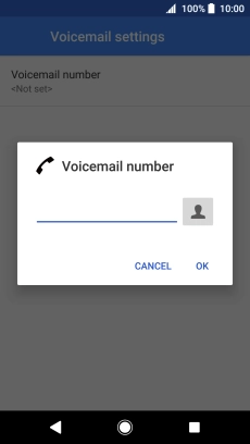 Key in +61101 and press OK.
