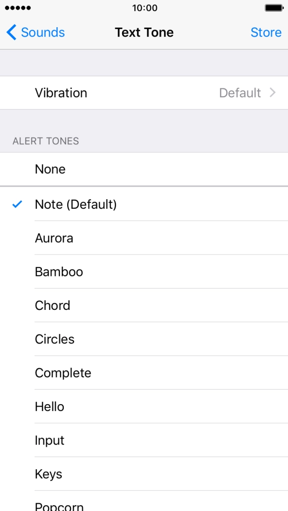 Press the required message tones to hear them.