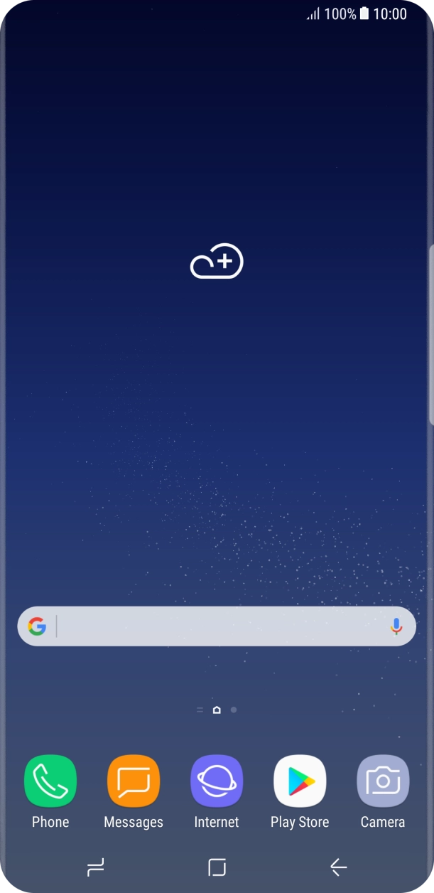 Slide your finger downwards starting from the top of the screen.