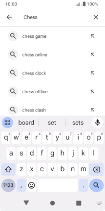 Key in the name or subject of the required app and press the search icon. Key in the name or subject of the required app and press the search icon.