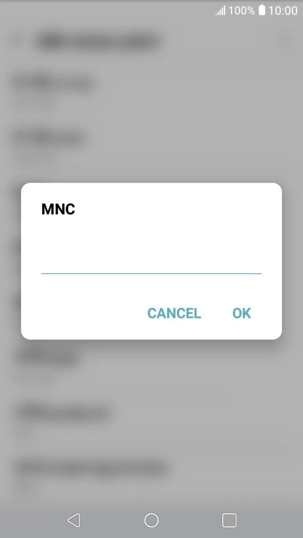 Key in 01 and press OK.