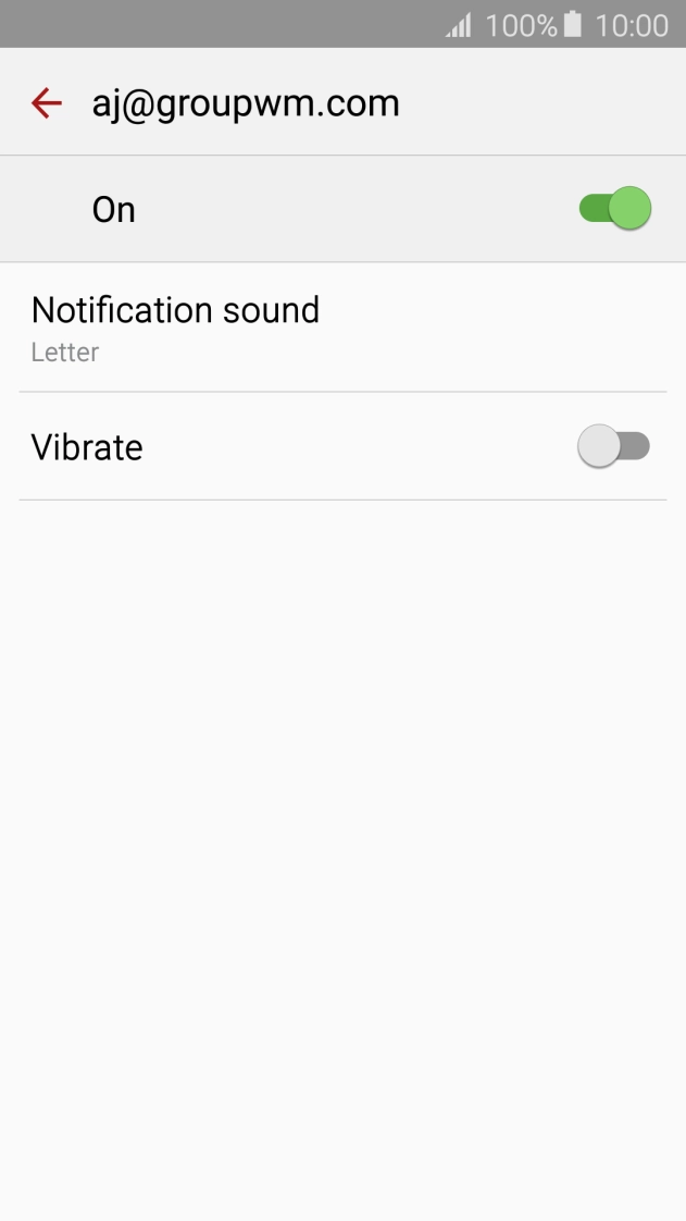 Press the Home key to return to the home screen.