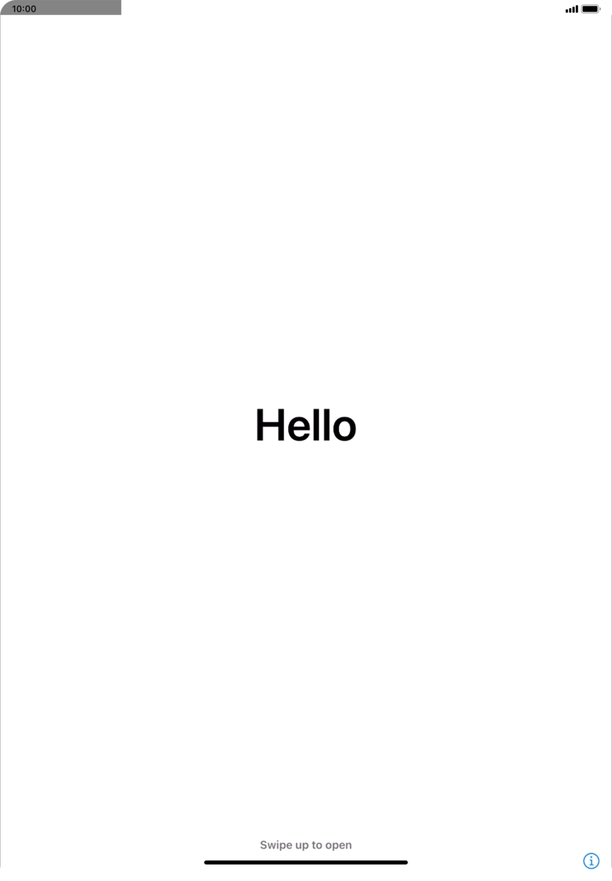 Slide your finger upwards starting from the bottom of the screen. Slide your finger upwards starting from the bottom of the screen.